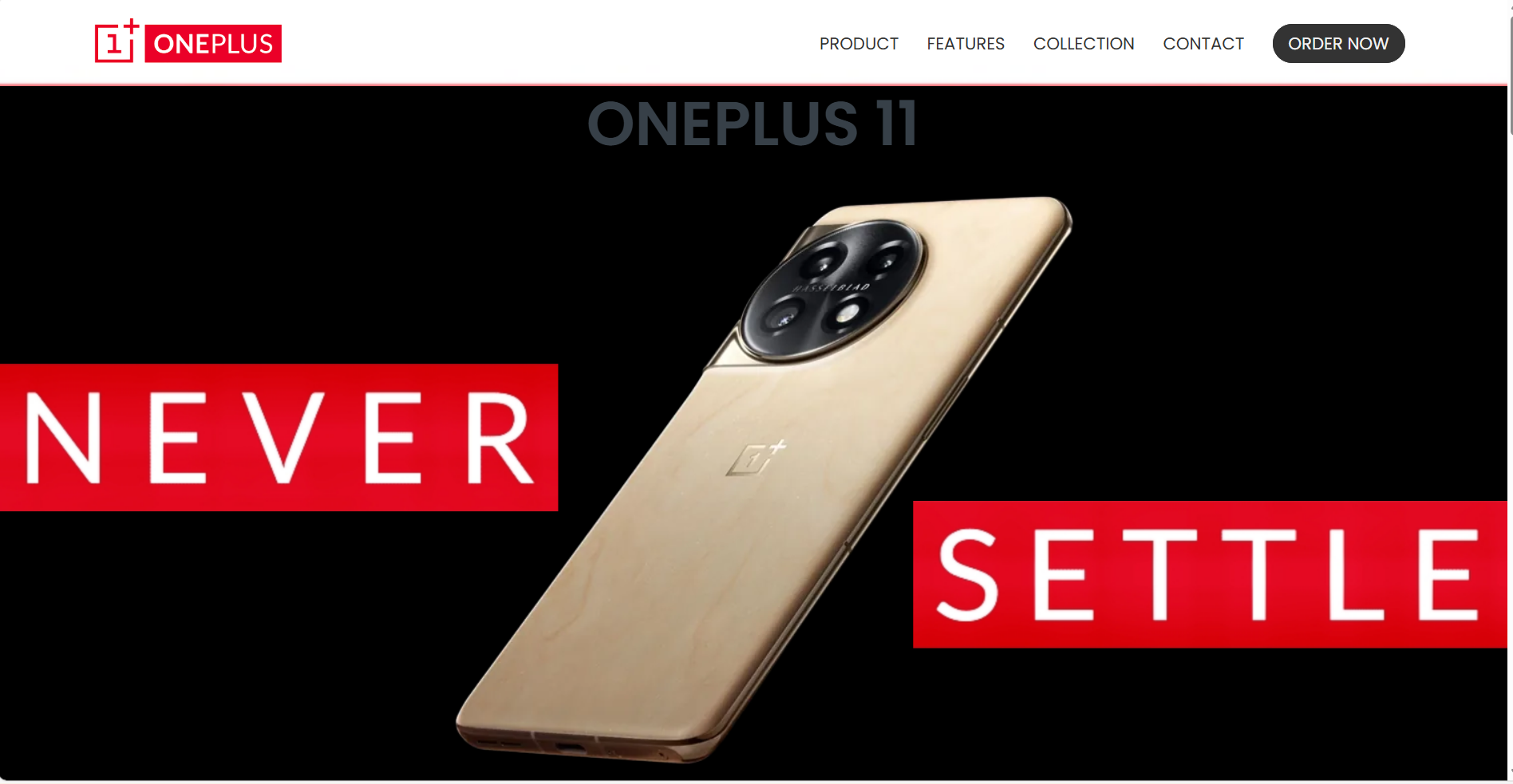 OnePlus Product Page Clone